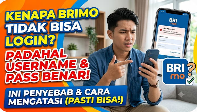 Kenapa BRImo Tidak Bisa Login Padahal Username dan Password Benar, Ini Penyebab dan Cara Atasinya