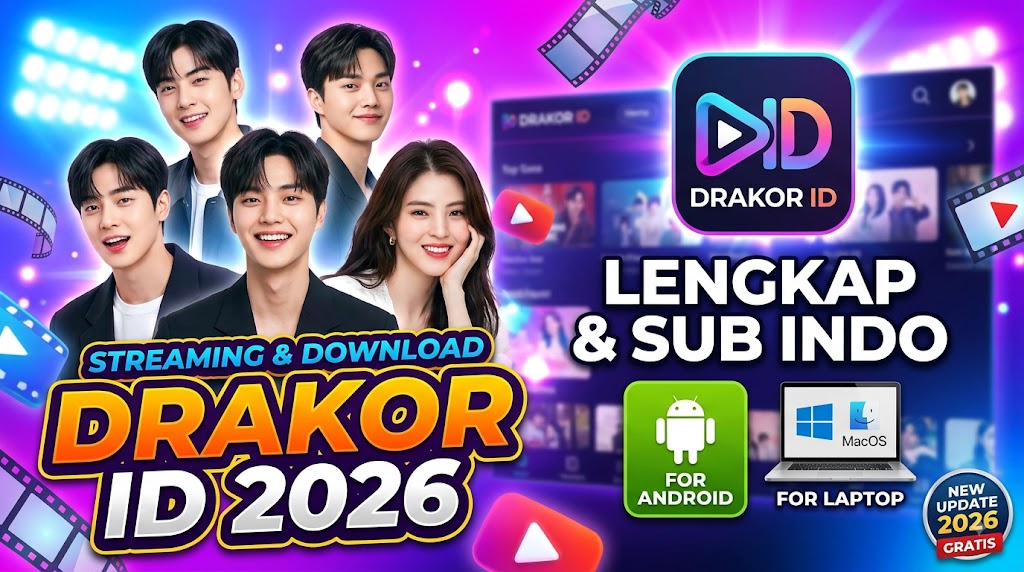 Aplikasi Drakor ID 2026 Bahasa Indonesia Dan Lengkap Untuk Android, Laptop