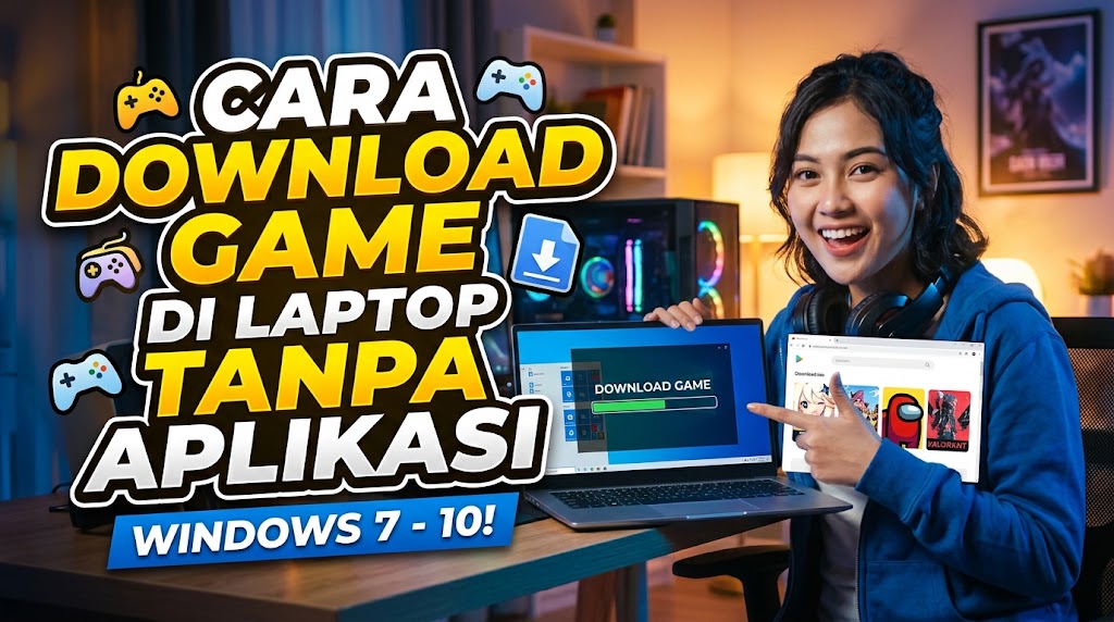 Bagaimana Cara Download Game di Laptop Tanpa Aplikasi di Windows 7 - 10