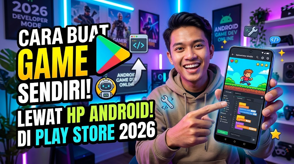 Cara Membuat Game Sendiri di Play Store Lewat HP Android Terbaru 2026