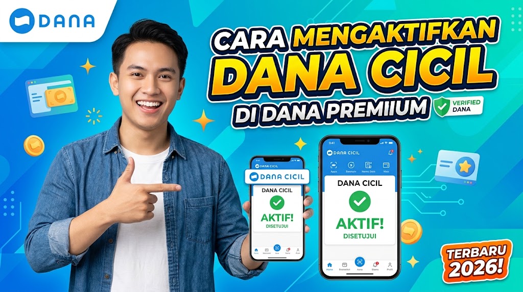 Cara Mengaktifkan DANA Cicil di DANA Premium Terbaru 2026
