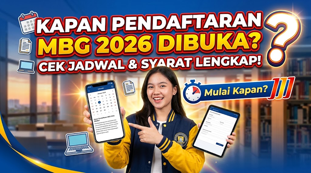Kapan Pendaftaran MBG 2026 Dibuka? Cek Jadwal dan Syarat Lengkapnya